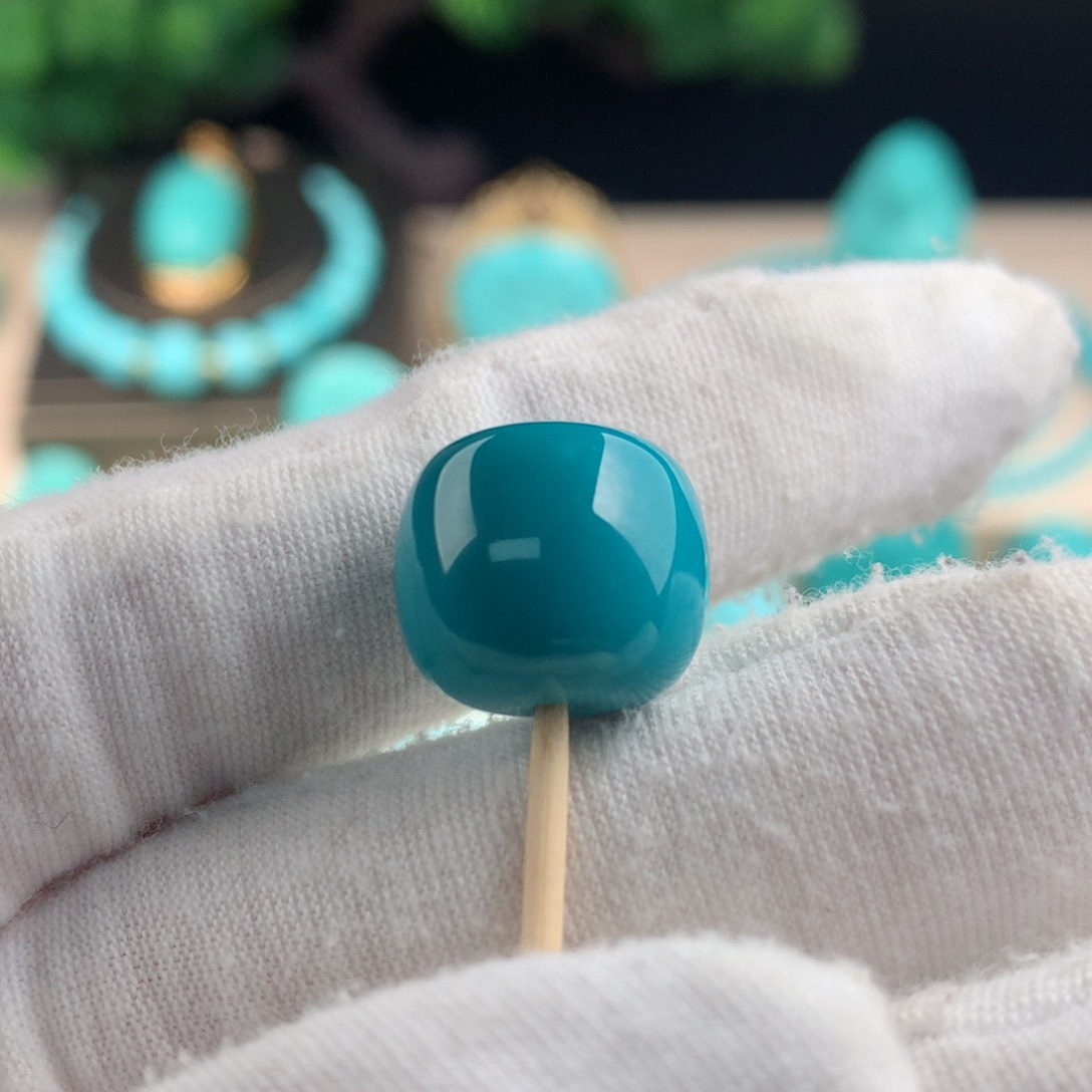 【闪购商品】绿松石配珠卡14.5未镶嵌