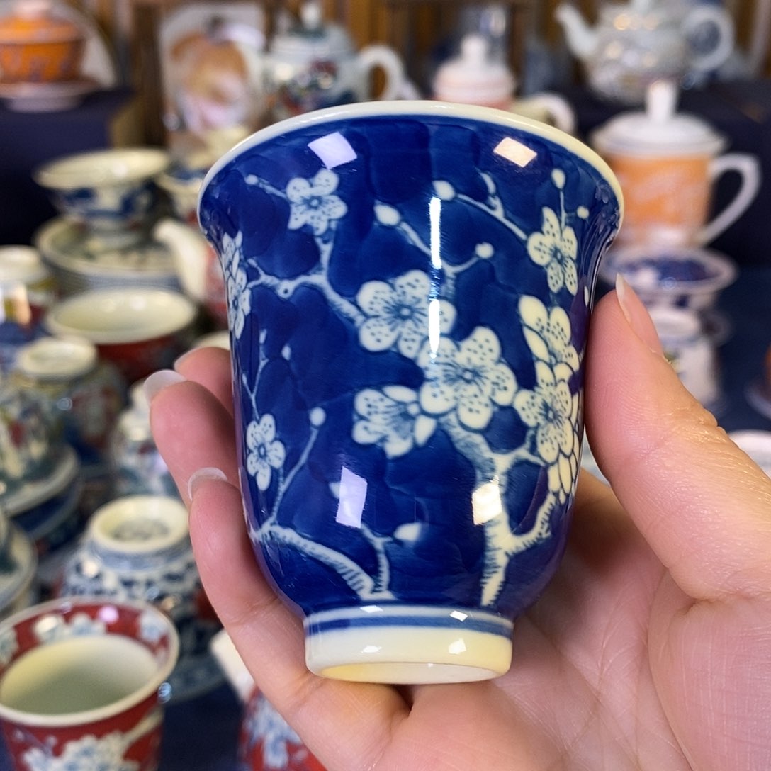 瓷片景德镇陶瓷茶杯1个