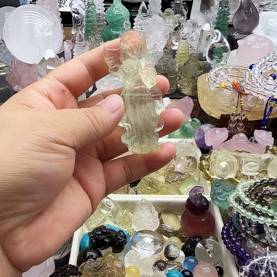 未镶嵌车挂水晶摆件