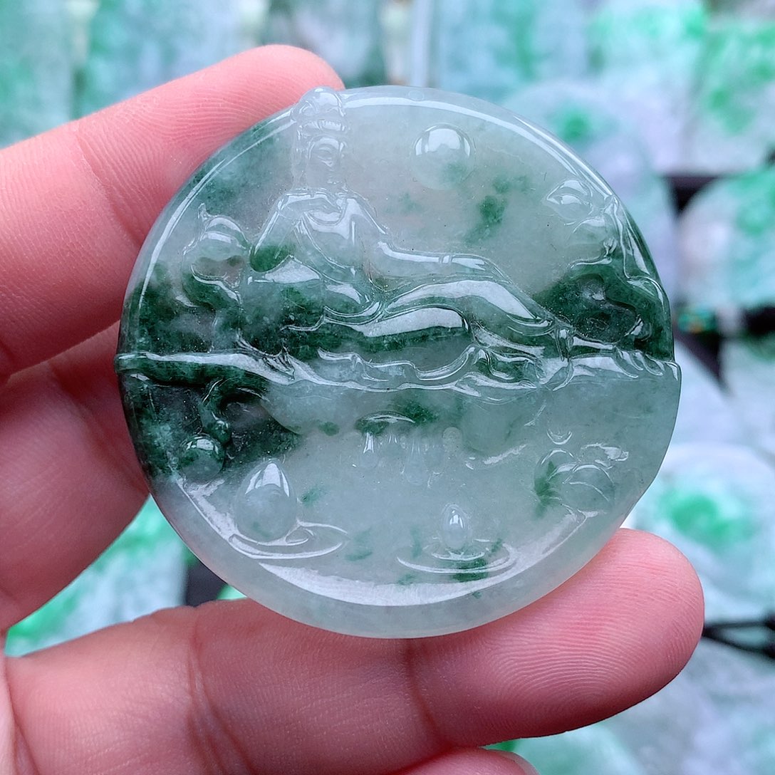 翡翠吊坠(不含链)未镶嵌