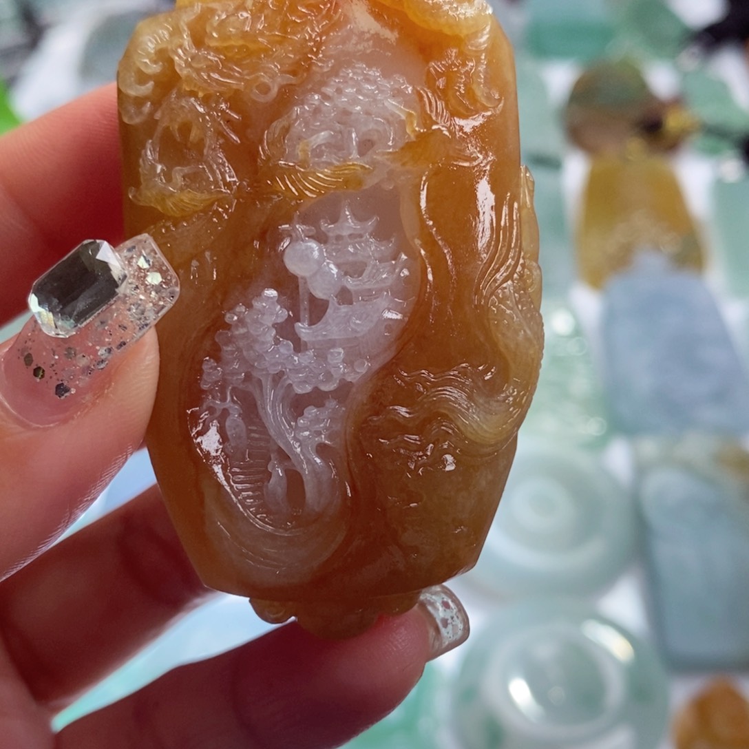 定制翡翠未镶嵌随***7天然翡翠