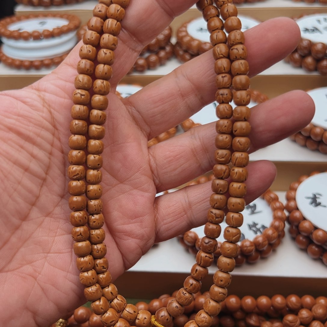 桃核手串旺*玲桃核手串