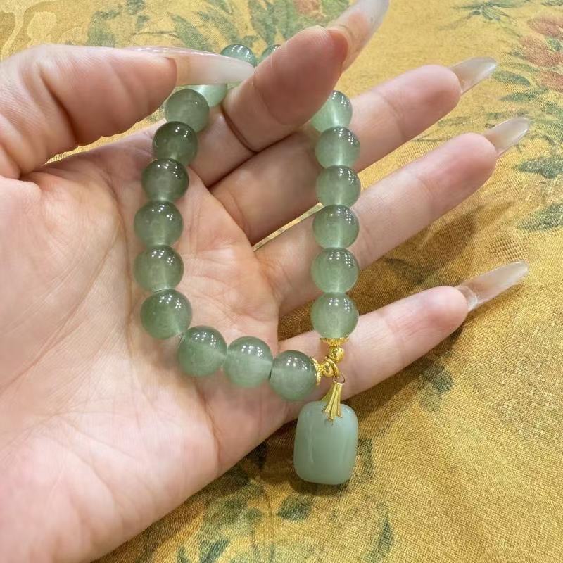 手链 ZYD0018-无事牌手链小众设计新款复古手串【无礼盒】