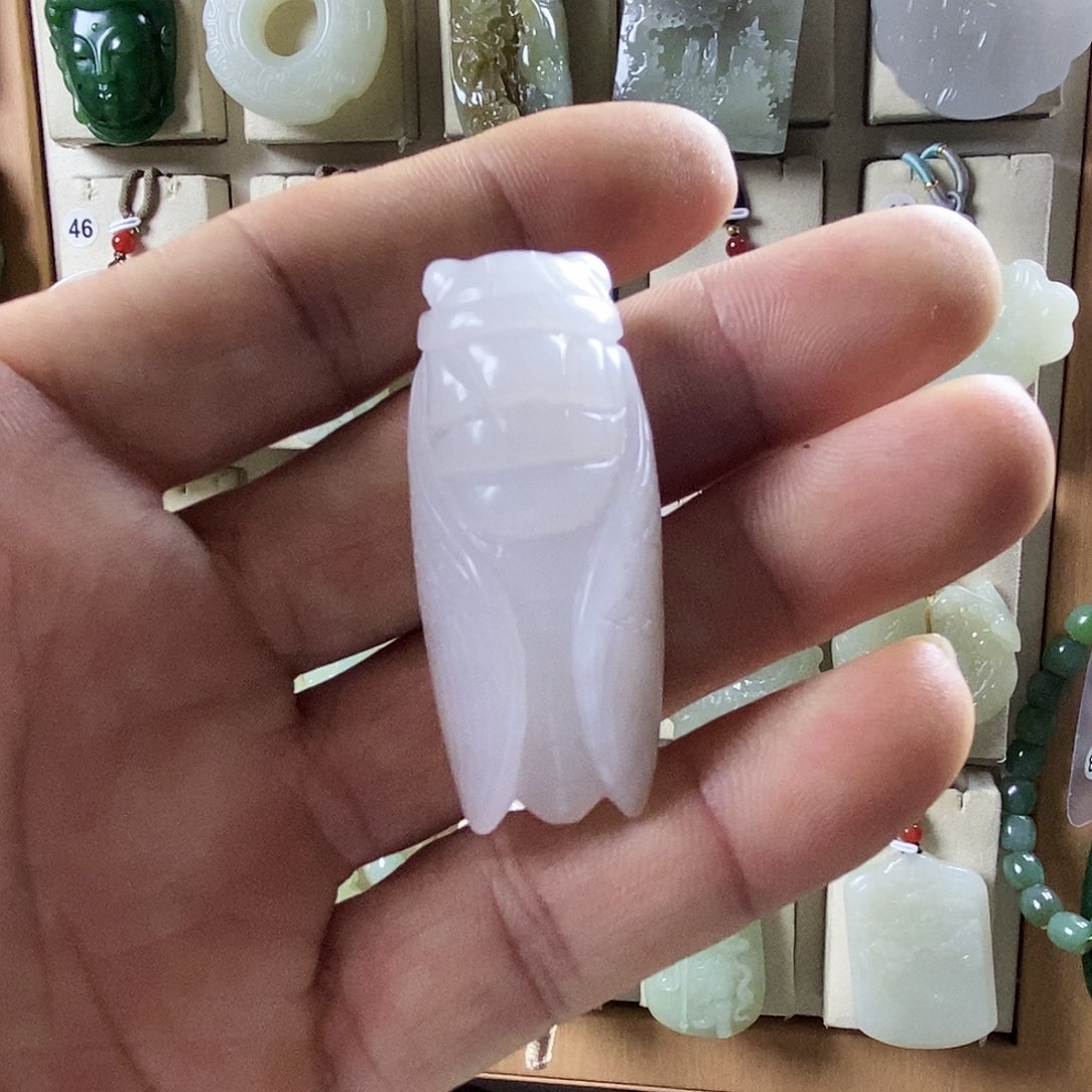 青***铜和田玉未镶嵌颈饰