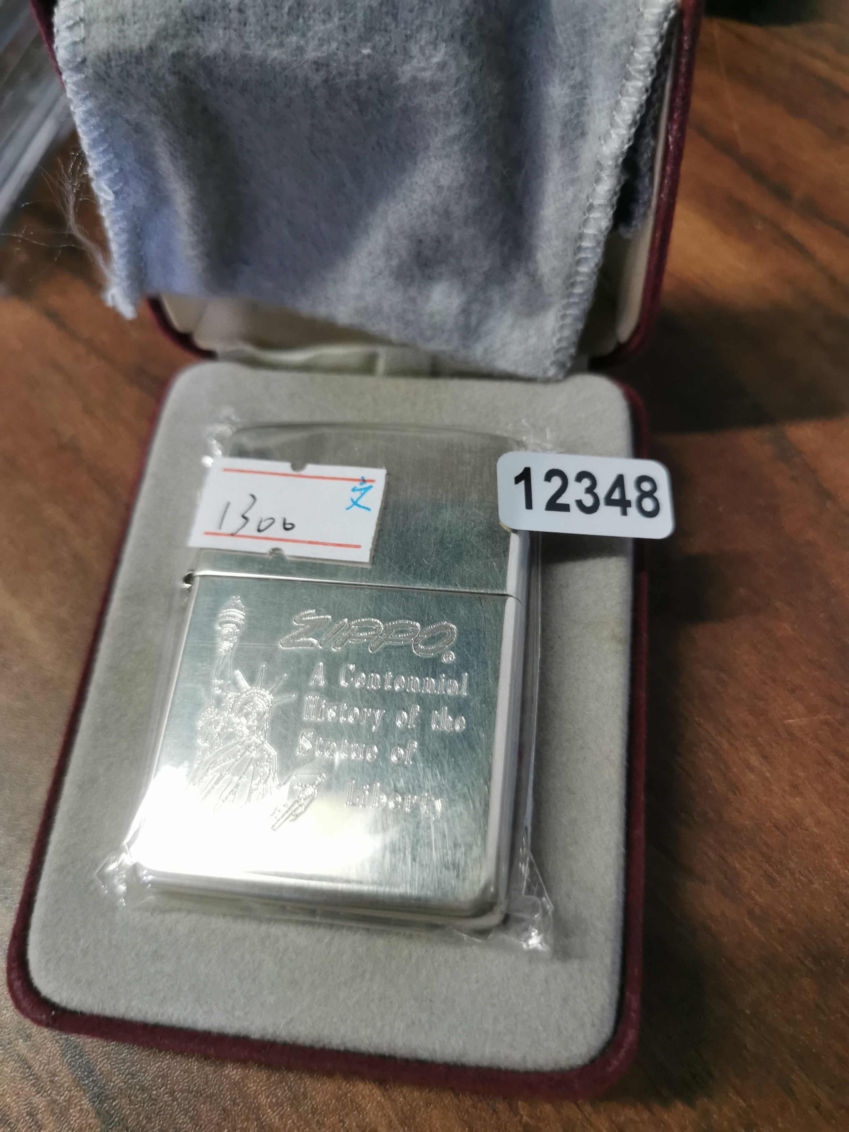 Zippo打火机回血95S925自由女神-12348