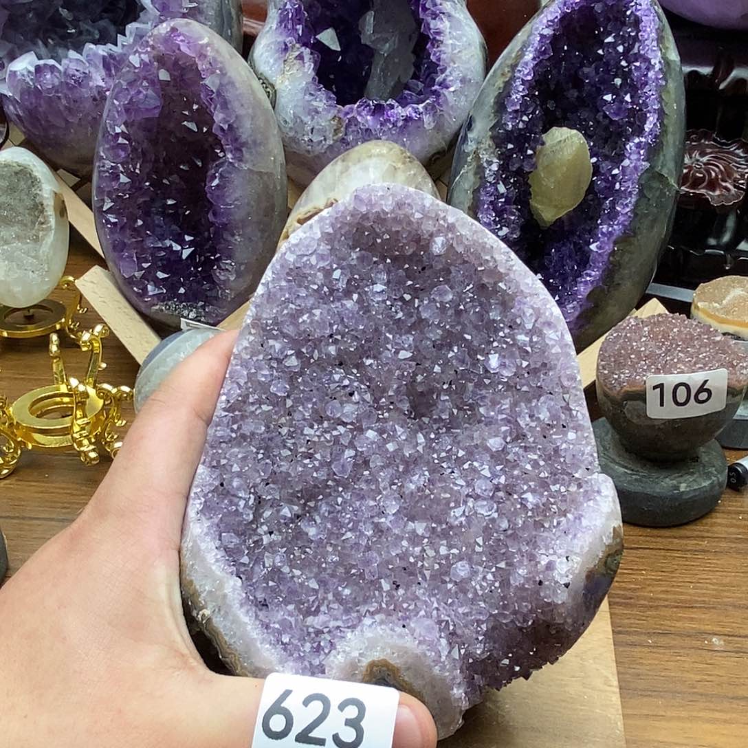 紫晶摆件未镶嵌摆件
