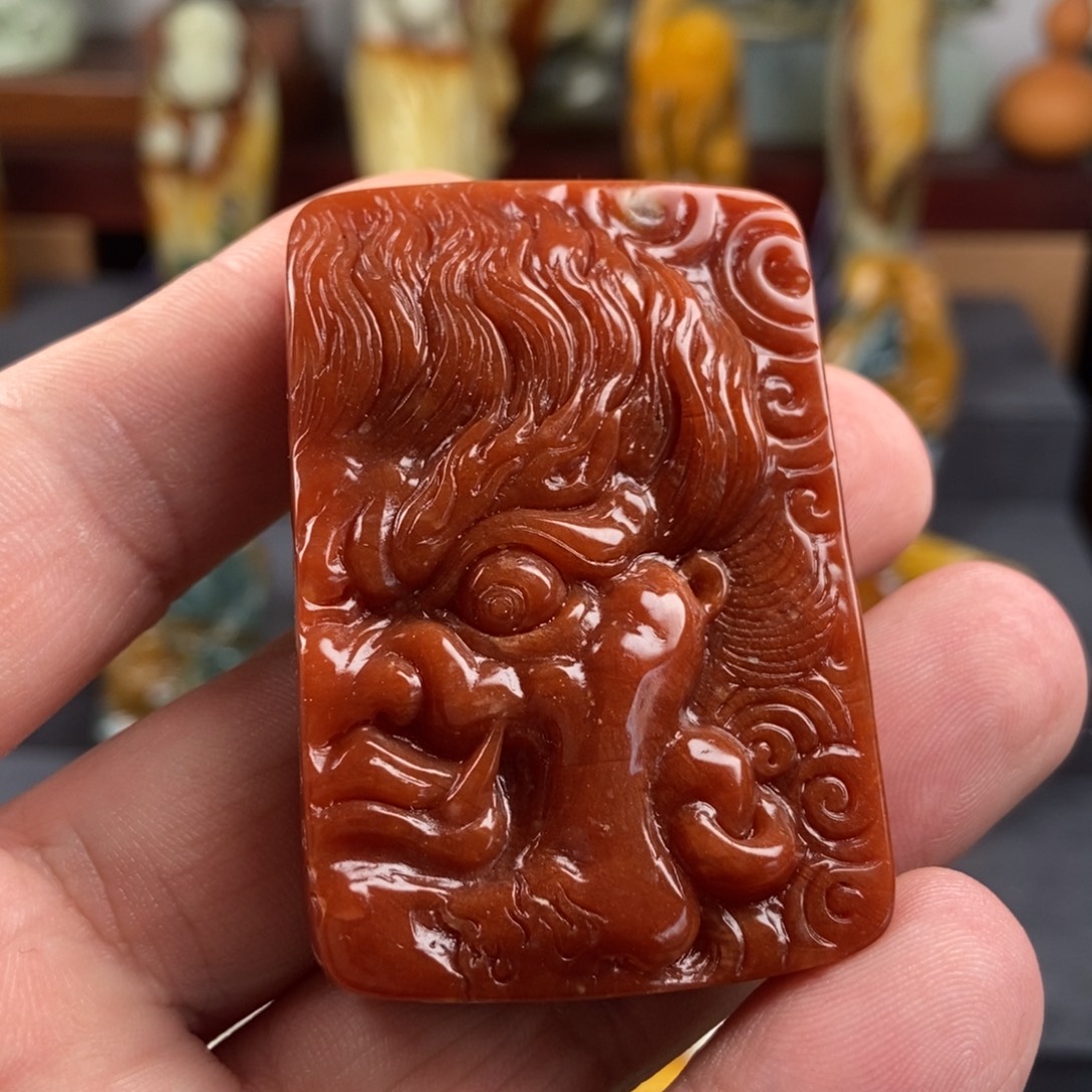 岫玉未镶嵌手把件