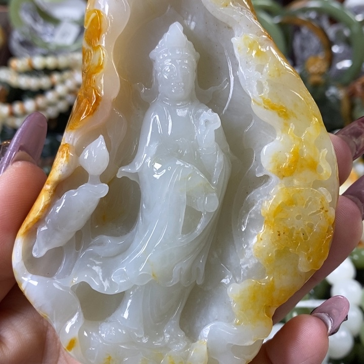 透闪石质玉摆件未镶嵌