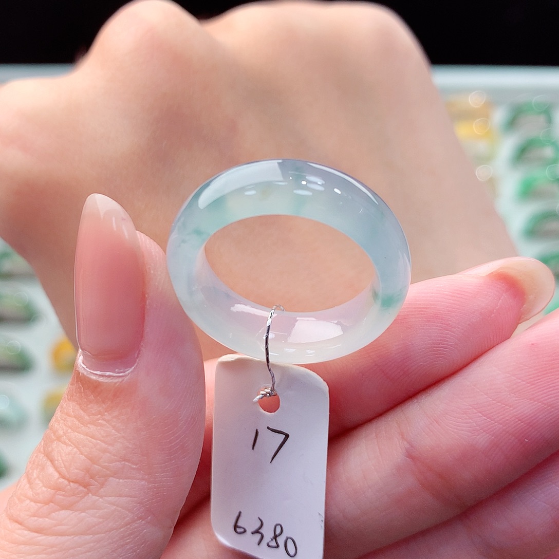 翡翠戒指未镶嵌17号