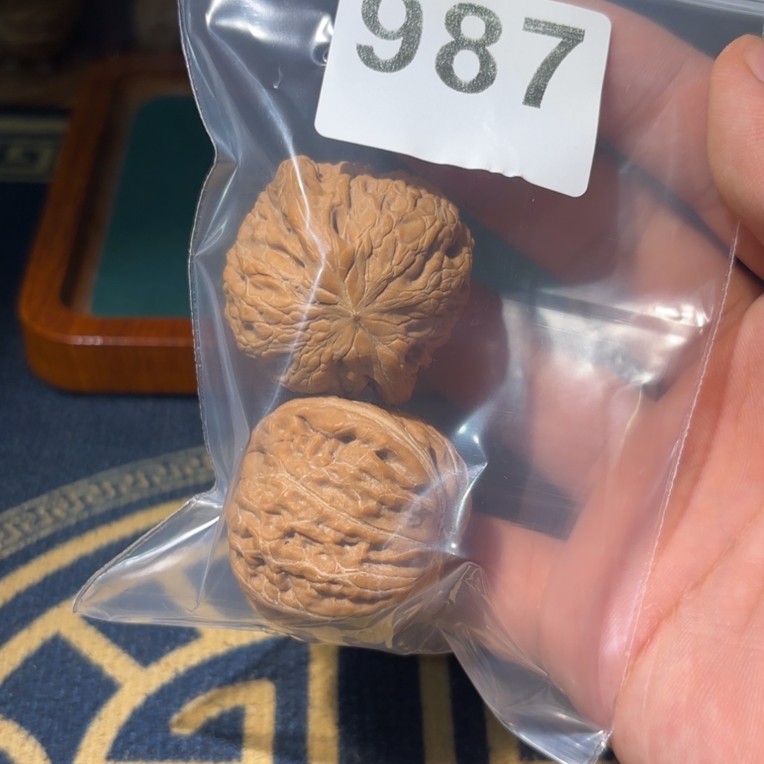 吊坠文玩核桃铁锤987