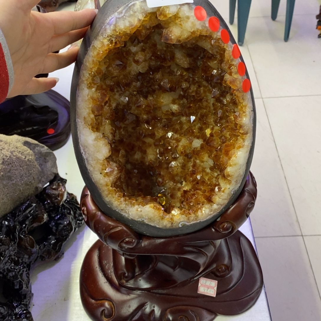 水晶摆件婷未镶嵌