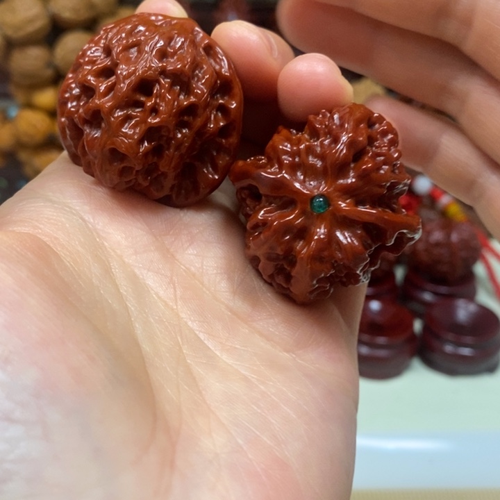 吊坠文玩核桃野狼38