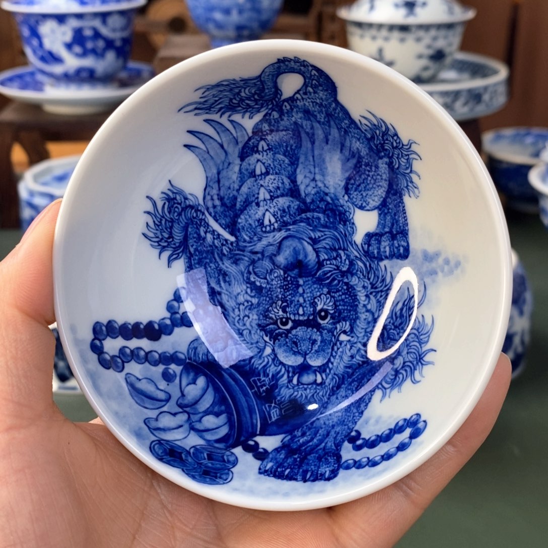 杯景德镇陶瓷手工手绘