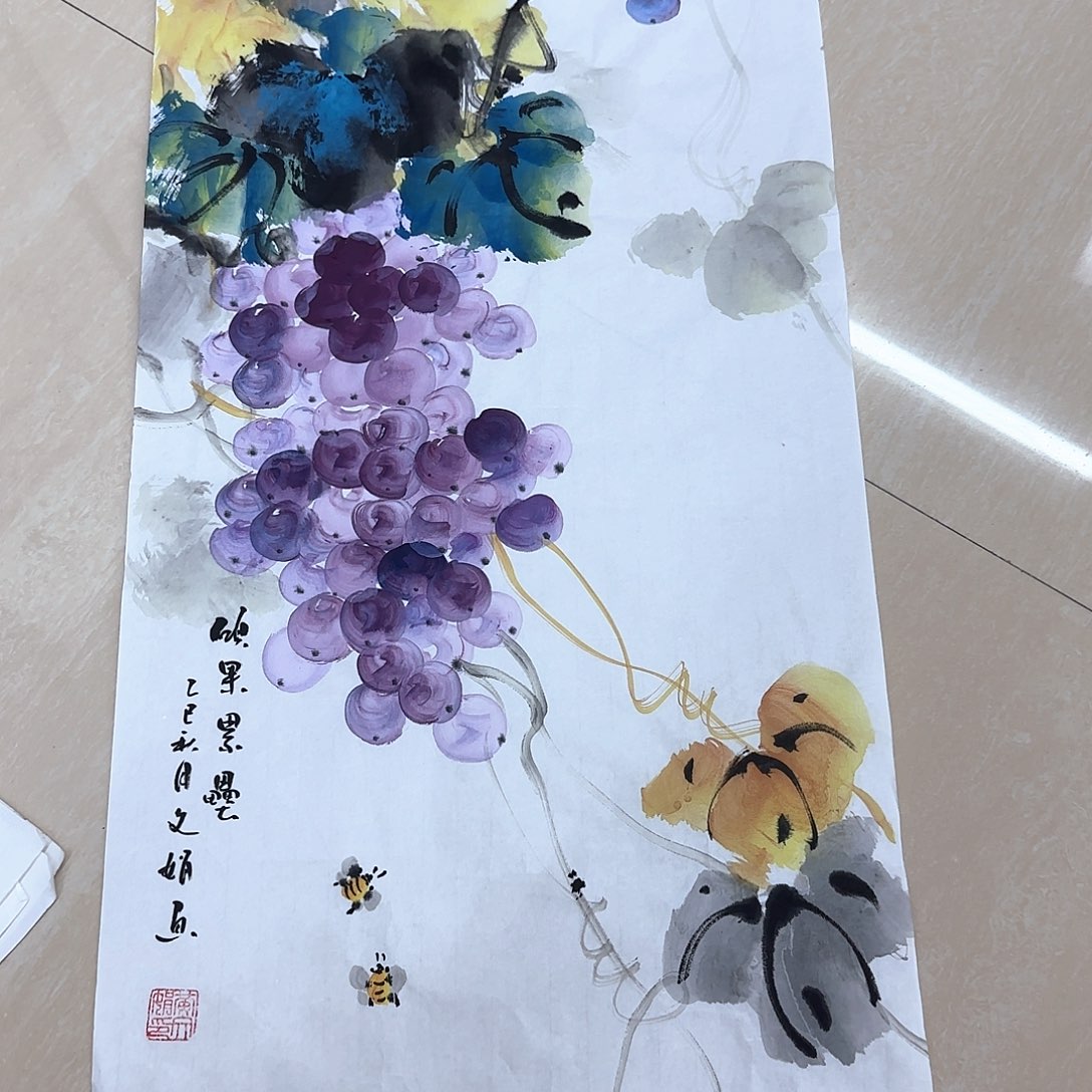 国画国画作品展。国画作品