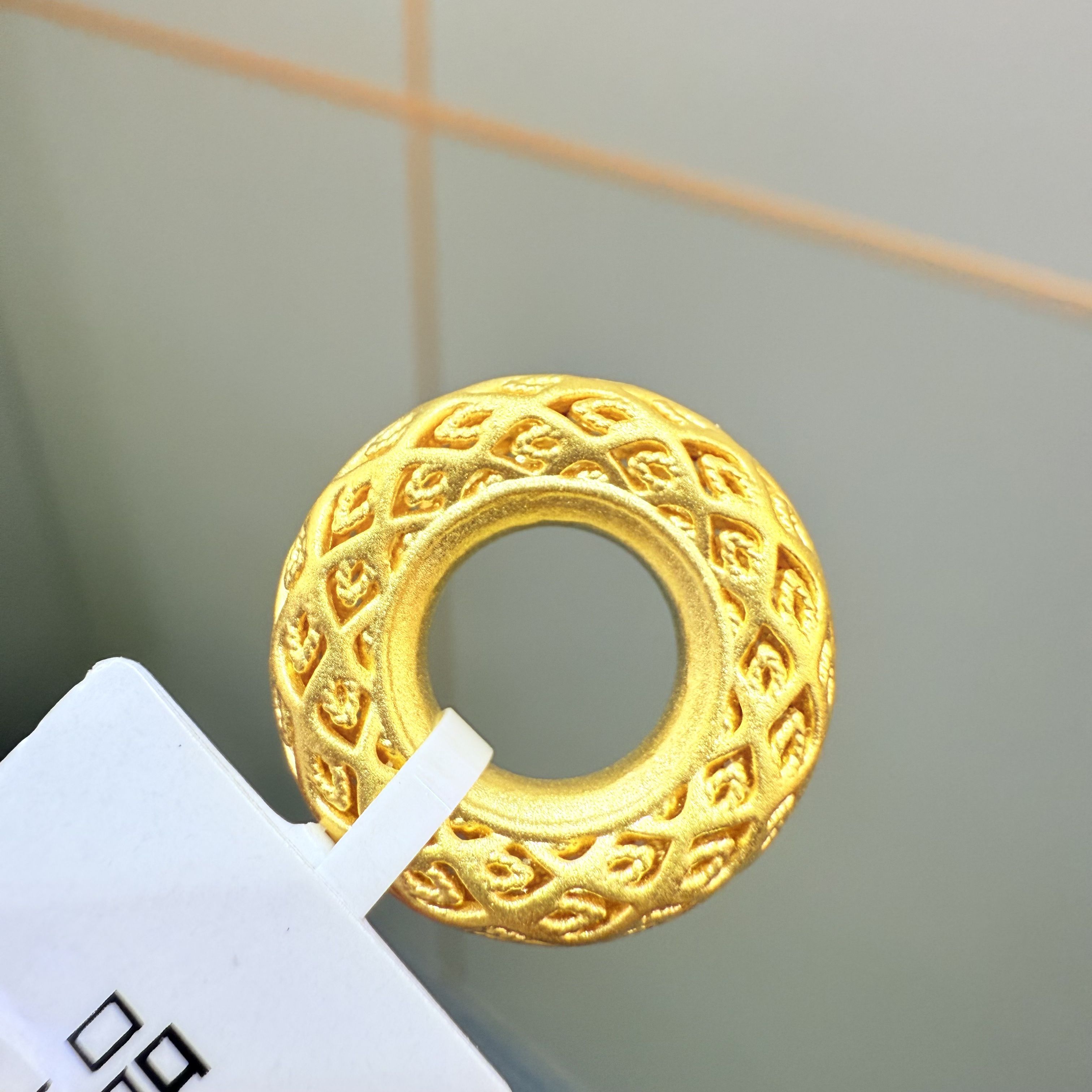 【莹莹专享】足金999 甜甜圈GP   1.08纳金添福