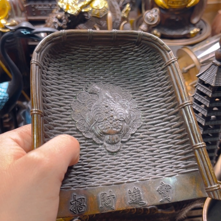 铜器摆件收收藏藏