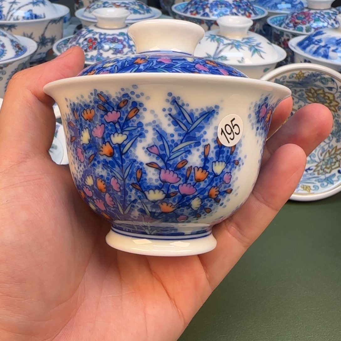 彦祖纯手工手绘茶具195
