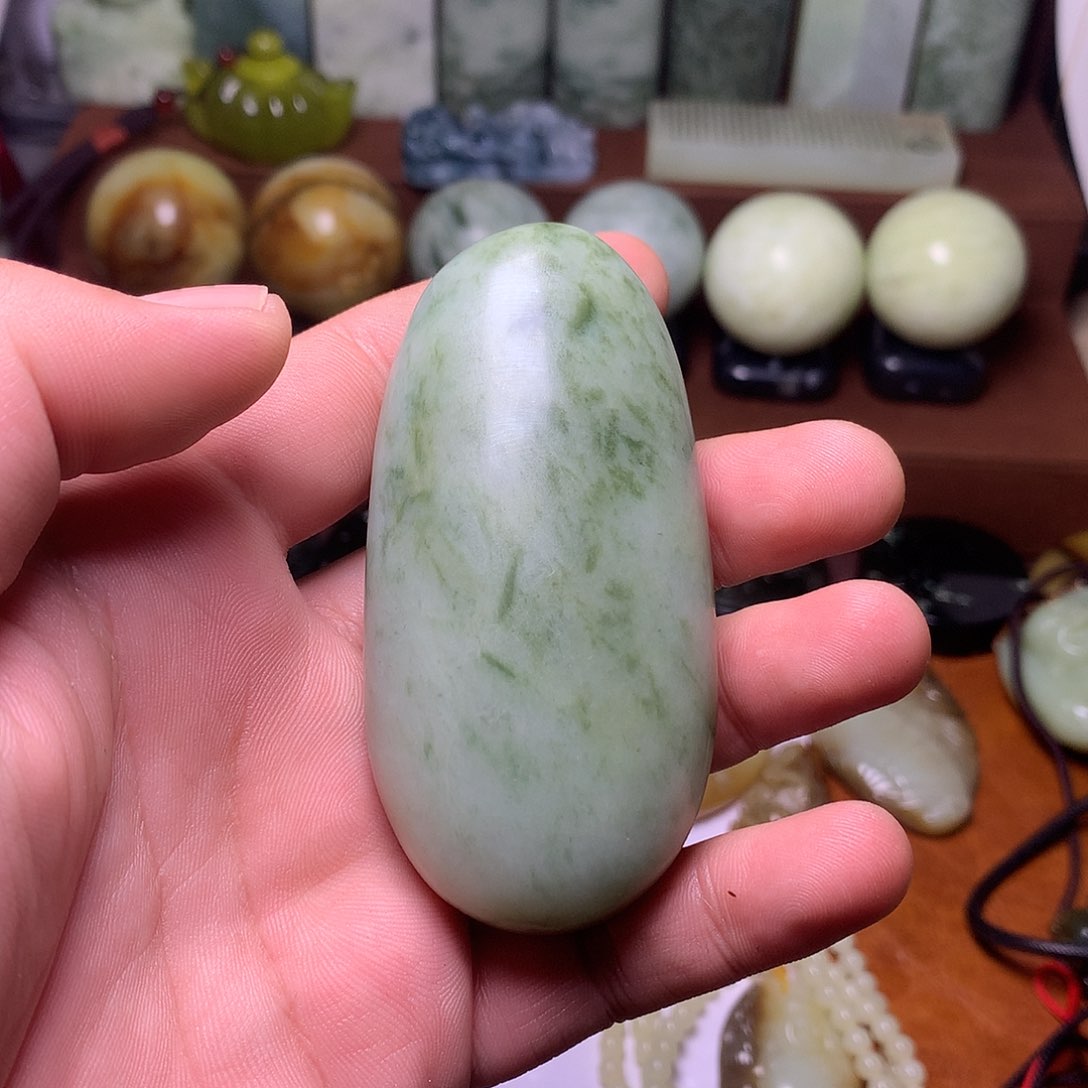 未镶嵌岫玉岫玉挂件手串手把件