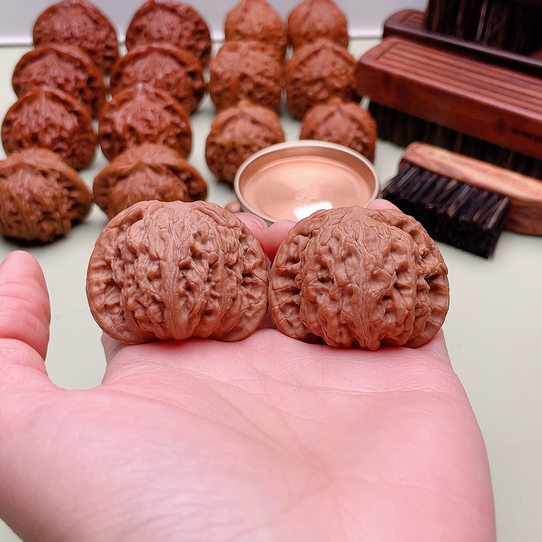 文玩核桃把件雾灵山41/37/32