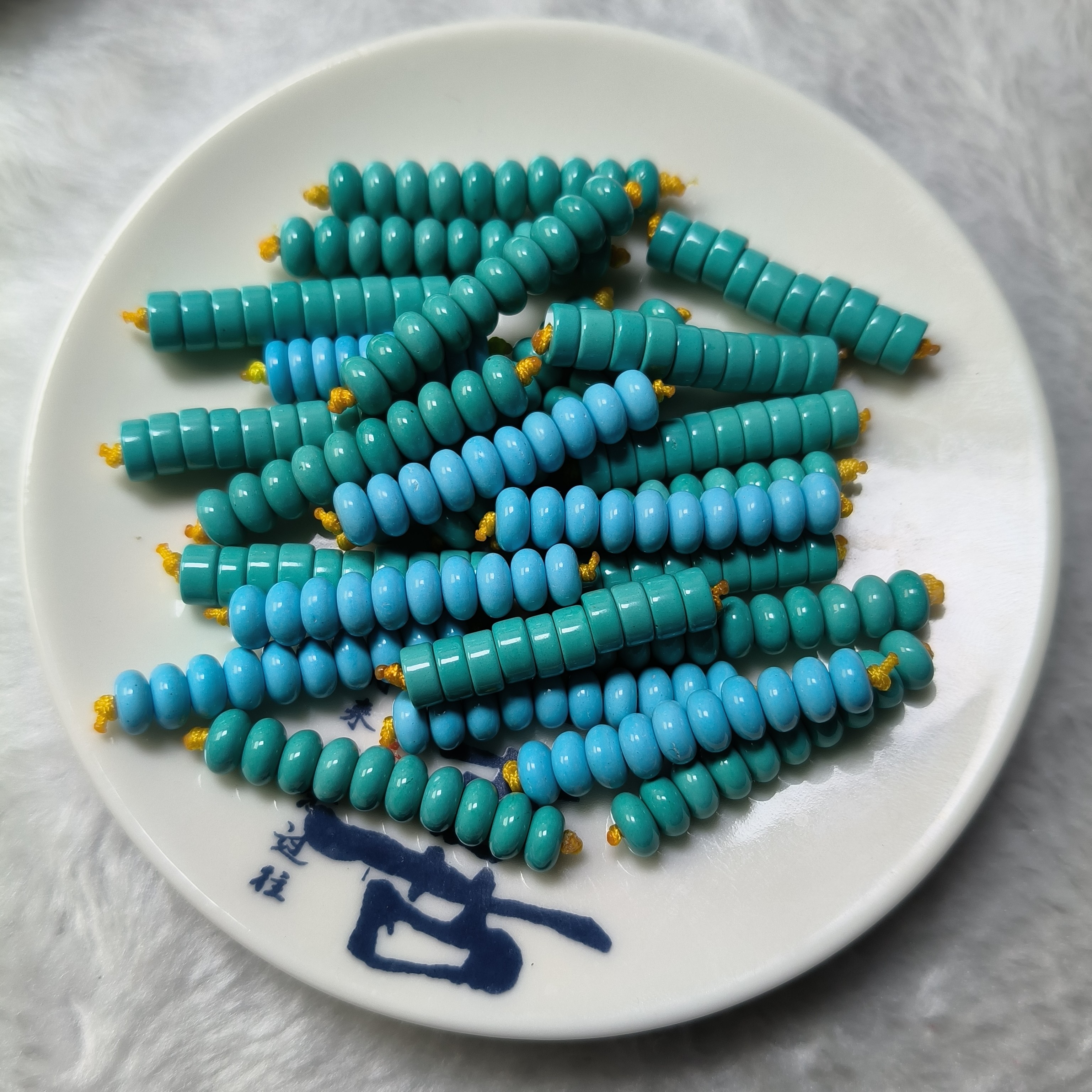 非金属珐琅手链 隔片6 - 10mm文玩配饰可用于DIY手串