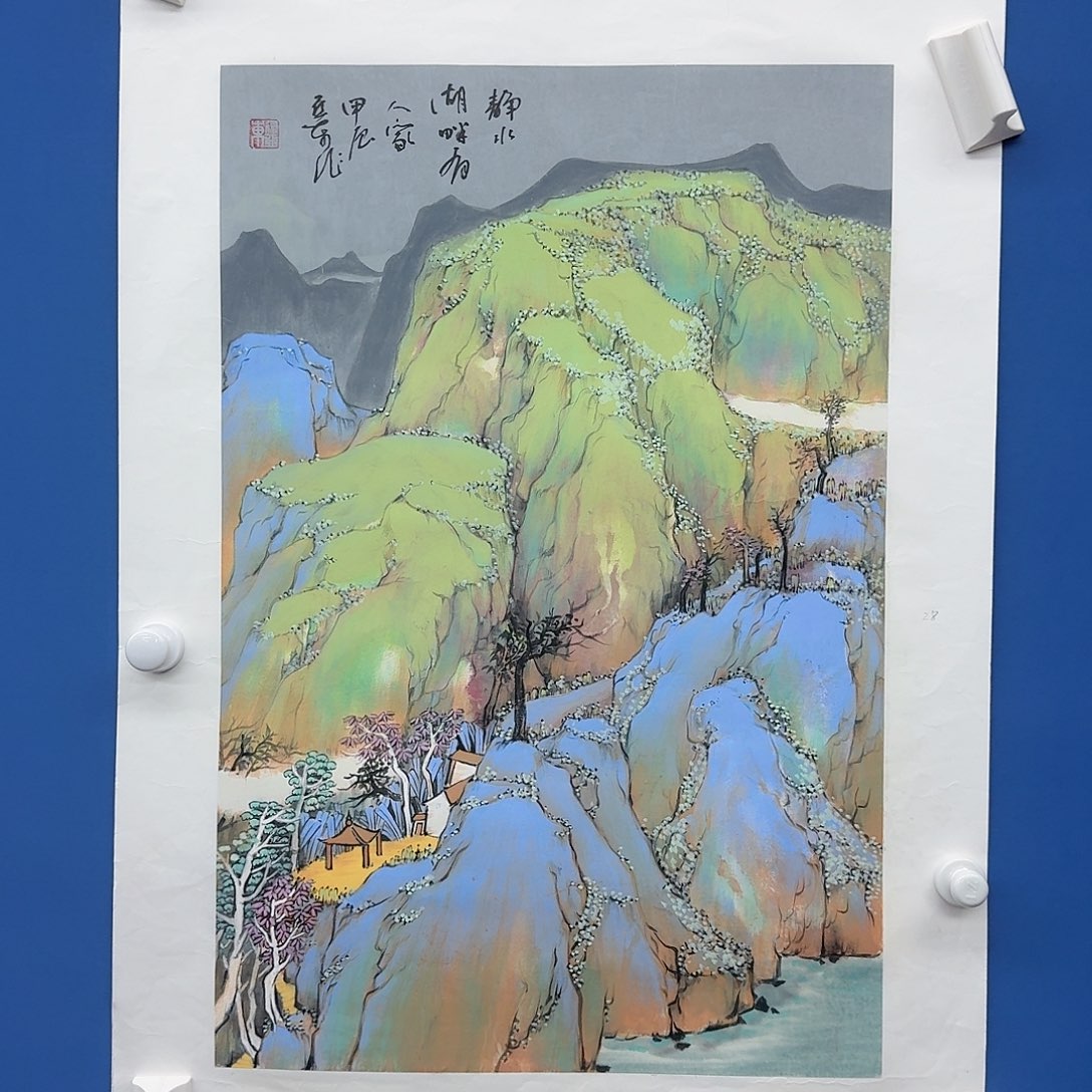 国画多次参加国内外大型