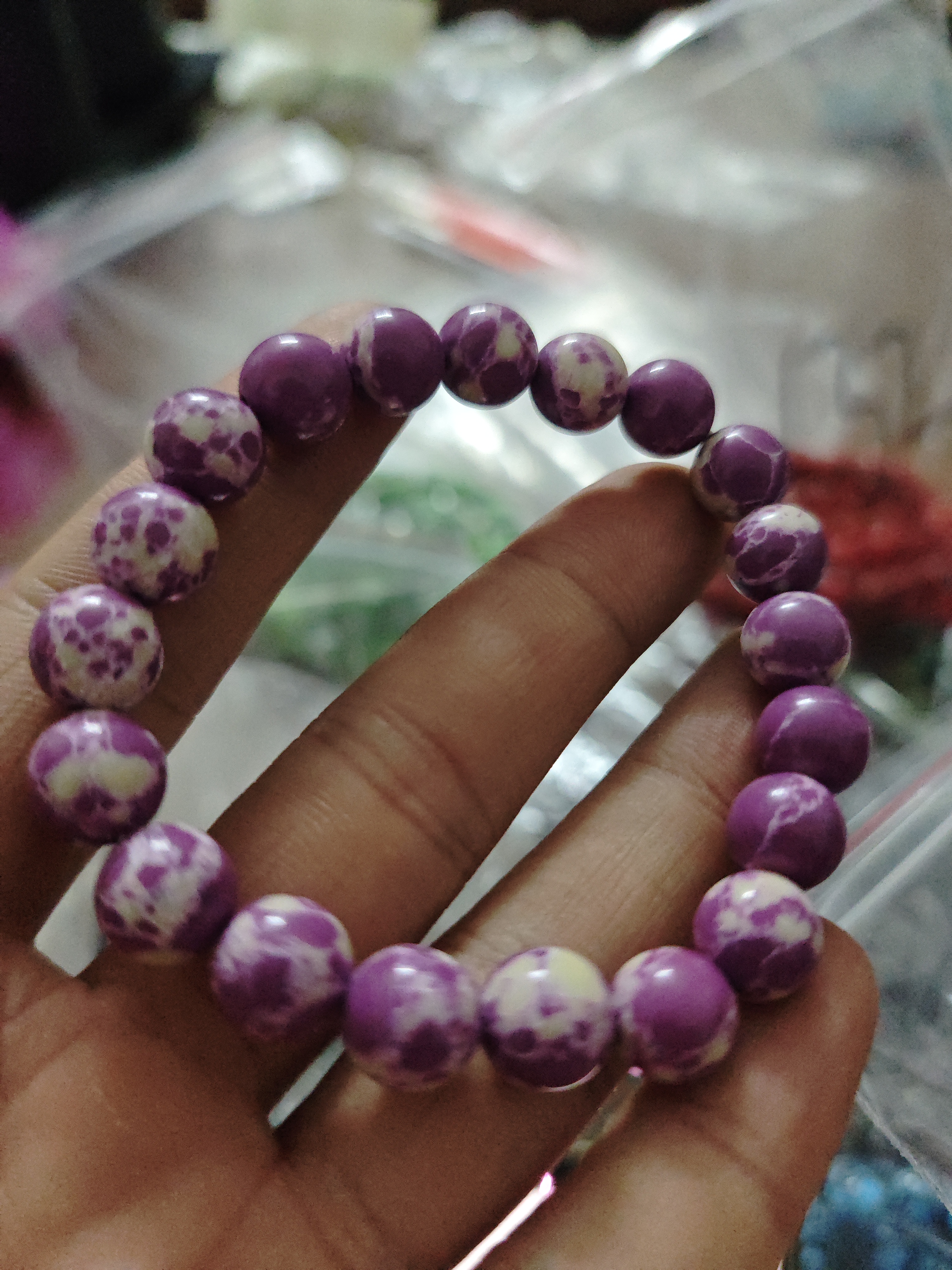 Q59湖北高瓷紫兰花10mm