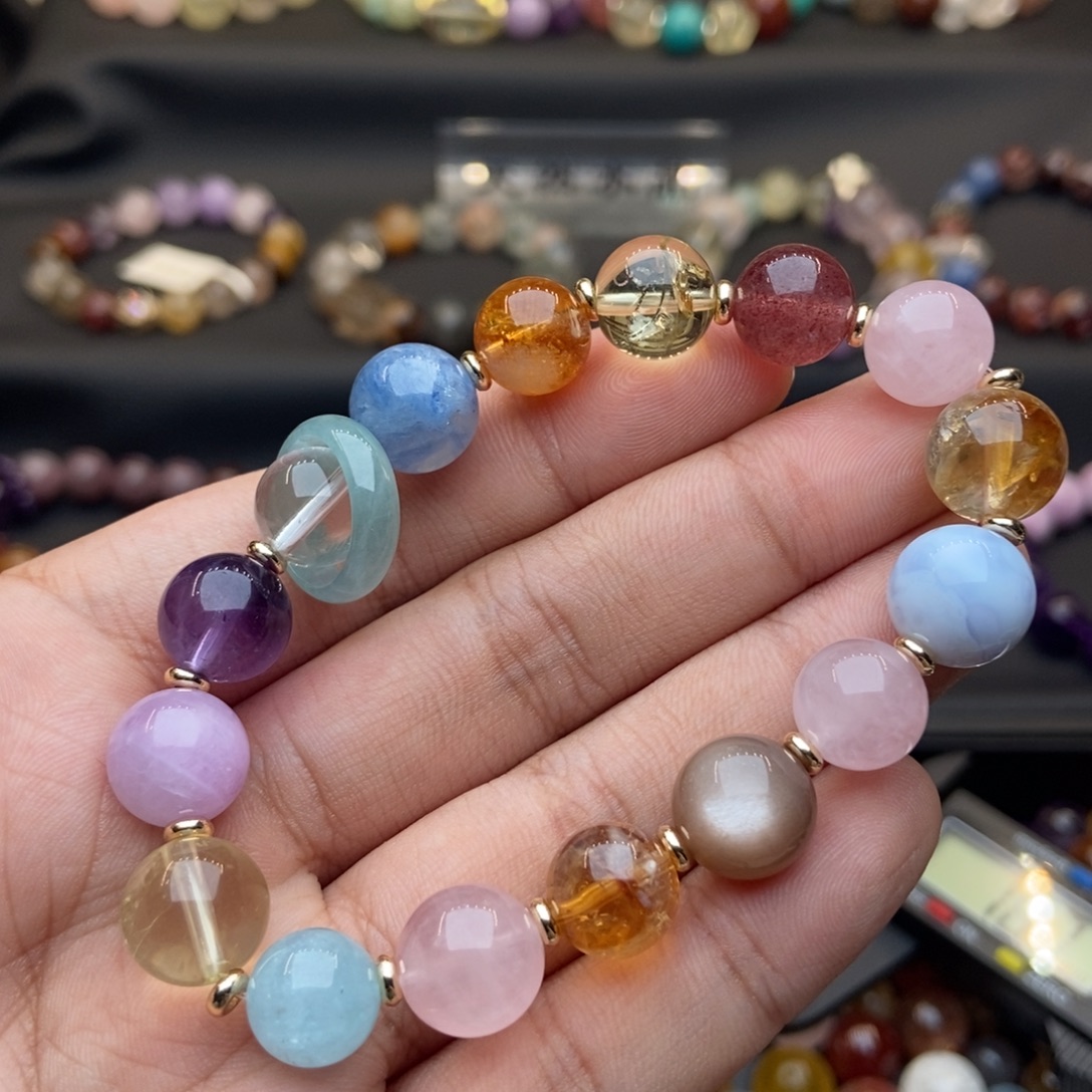 合金手链水晶多宝水晶