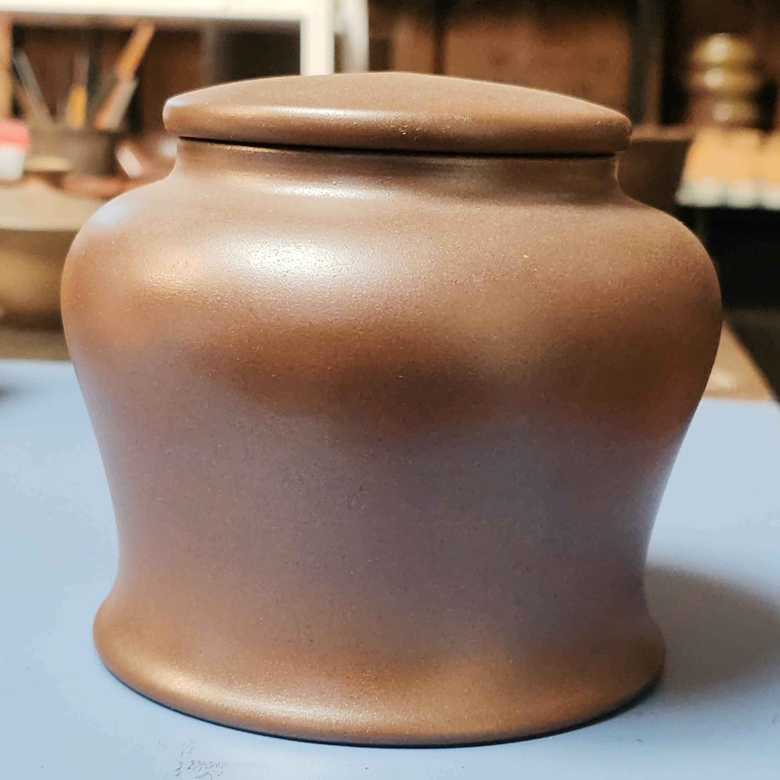 茶叶罐 柴烧钦州坭兴陶 手工拉坯成型纯手工