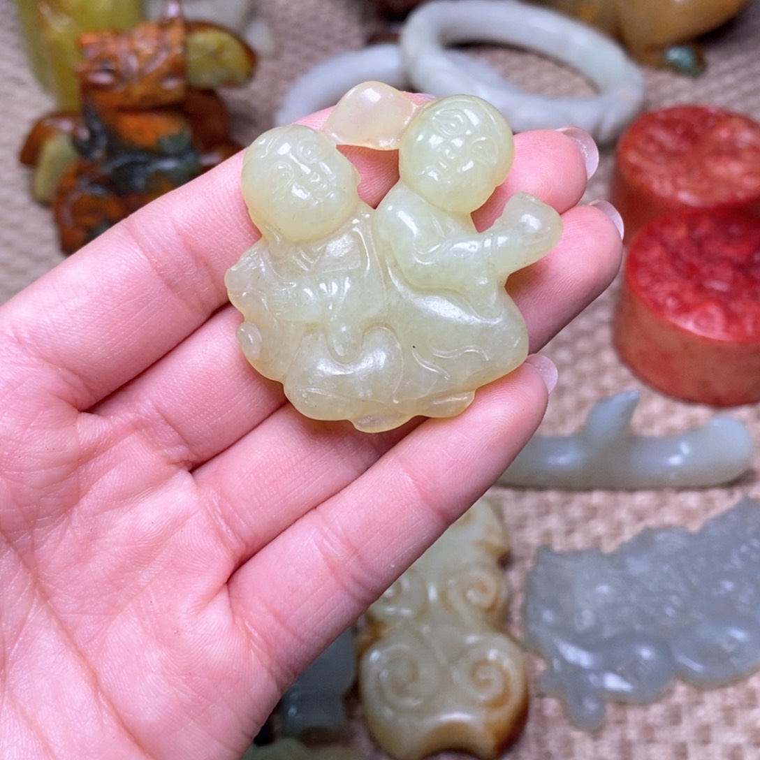 白玉菩提吊坠白玉菩提白玉菩提摆件