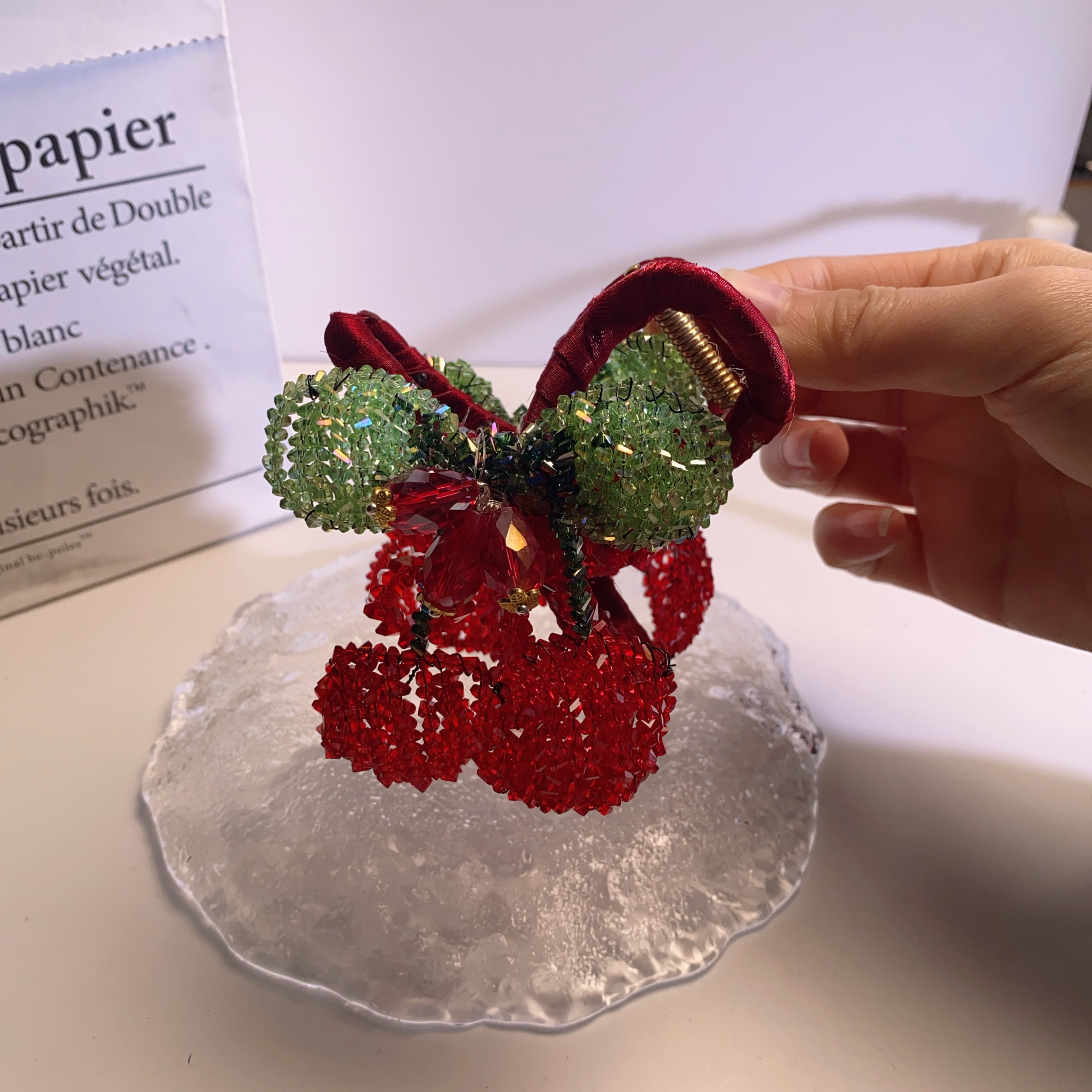 A8537编号紫莹轻奢发饰《抓夹》