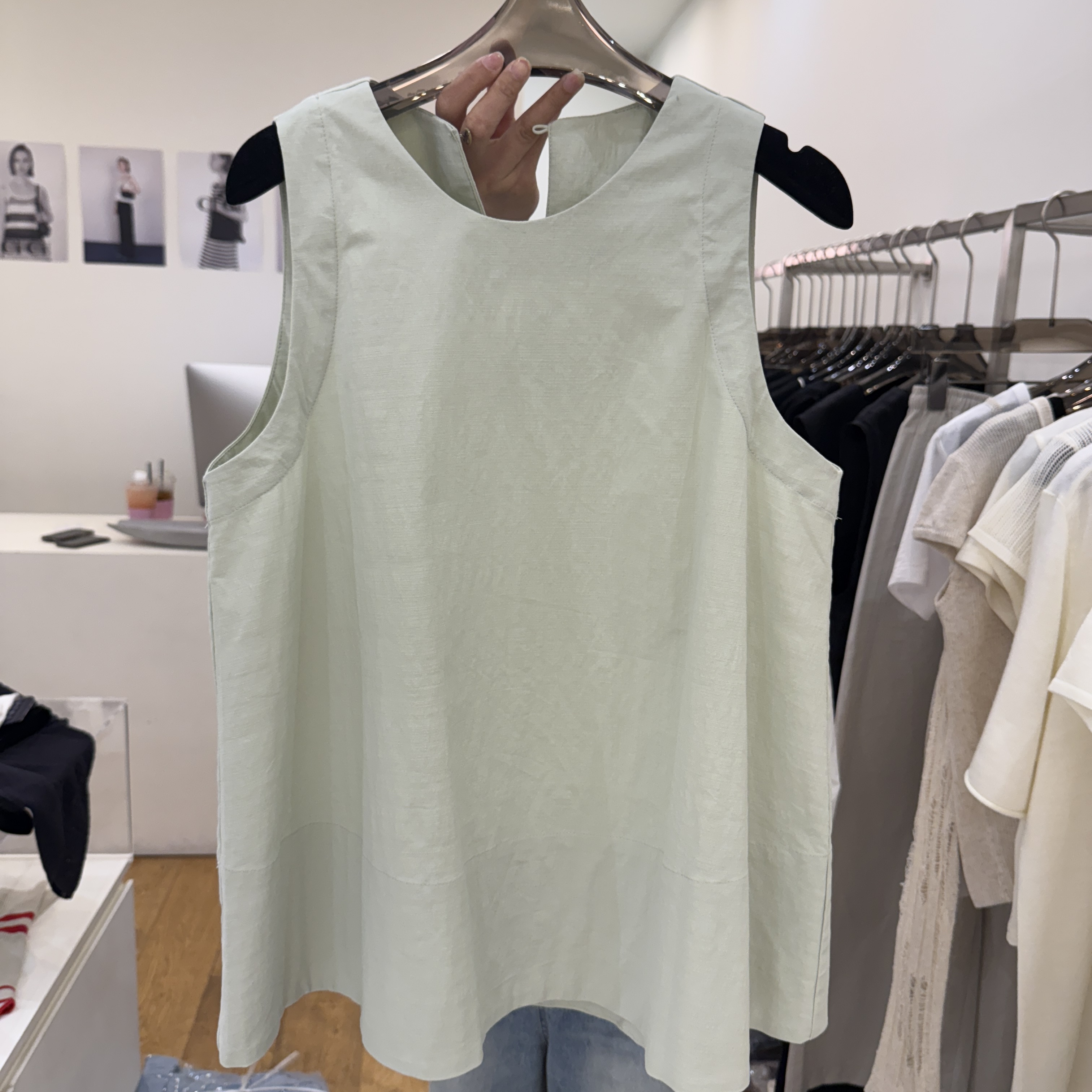 【婷婷家】不退换-东大门CI衬衣背心运动时尚休闲夏季无袖