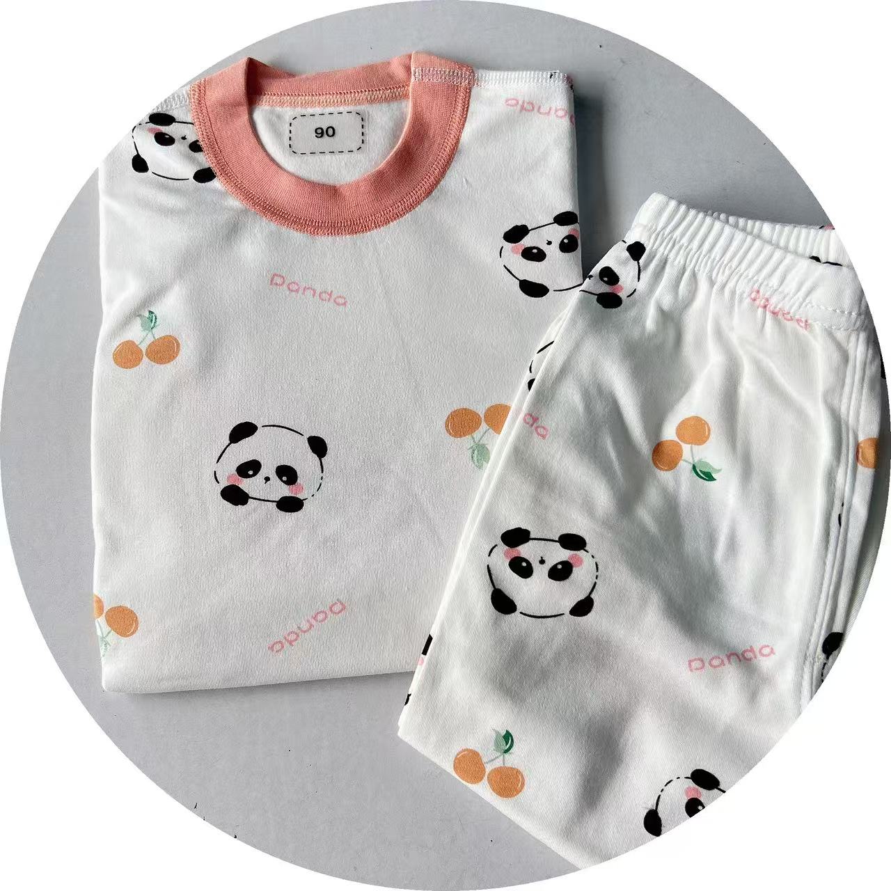 大力儿童秋衣套装