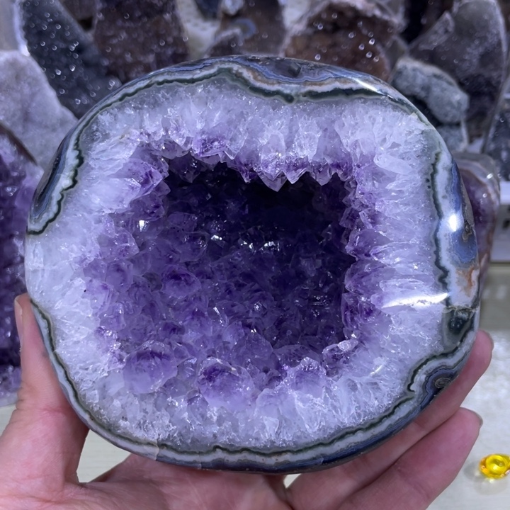 紫晶钱袋子未镶嵌