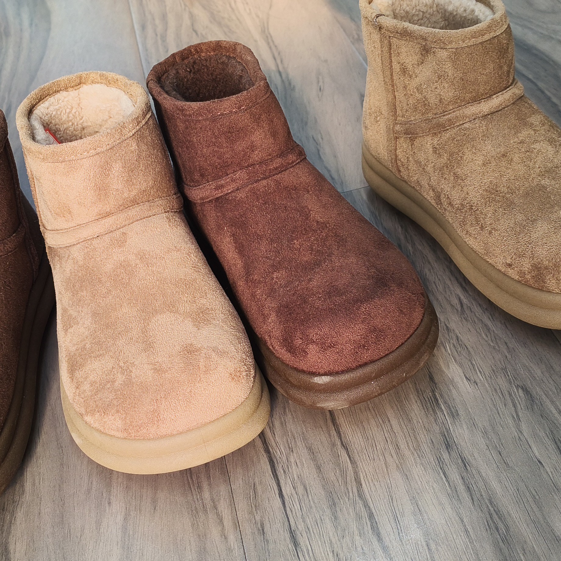 厚底丑萌面包雪地靴女冬季加绒加厚保暖软底防滑棉鞋9910