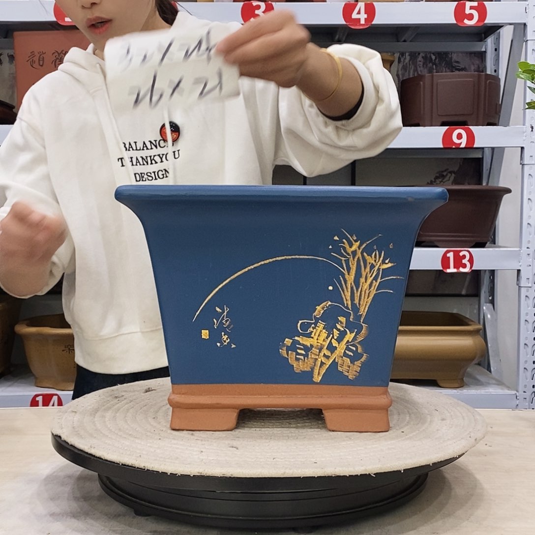 紫砂花盆紫砂花盆