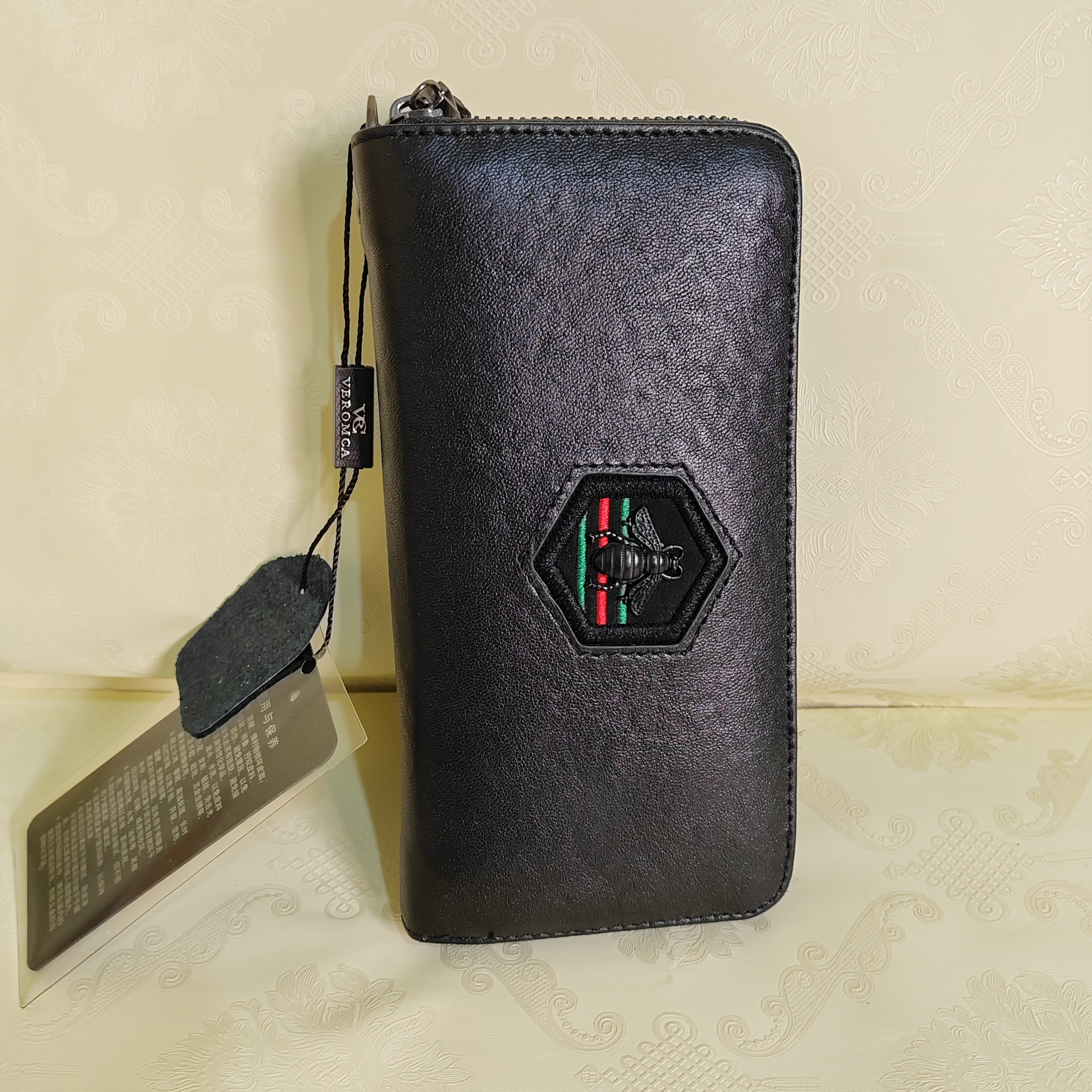 女款手拿款头层牛皮卡包钱包手拿包柔软百搭轻奢高品质多功能长款