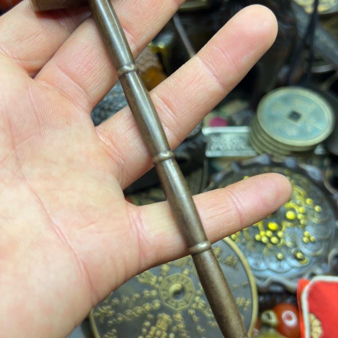 铜摆件欢迎欢迎你