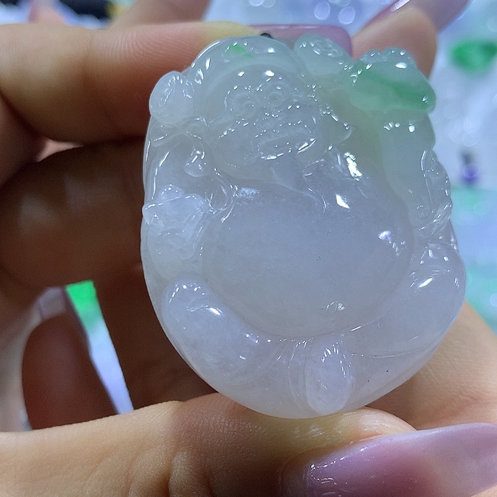 翡翠未镶嵌颈饰天然翡翠A货吊坠