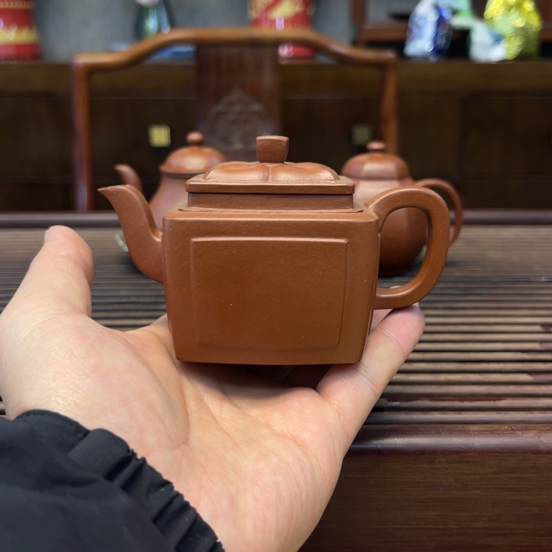 紫砂茶壶x**nXman送福四方