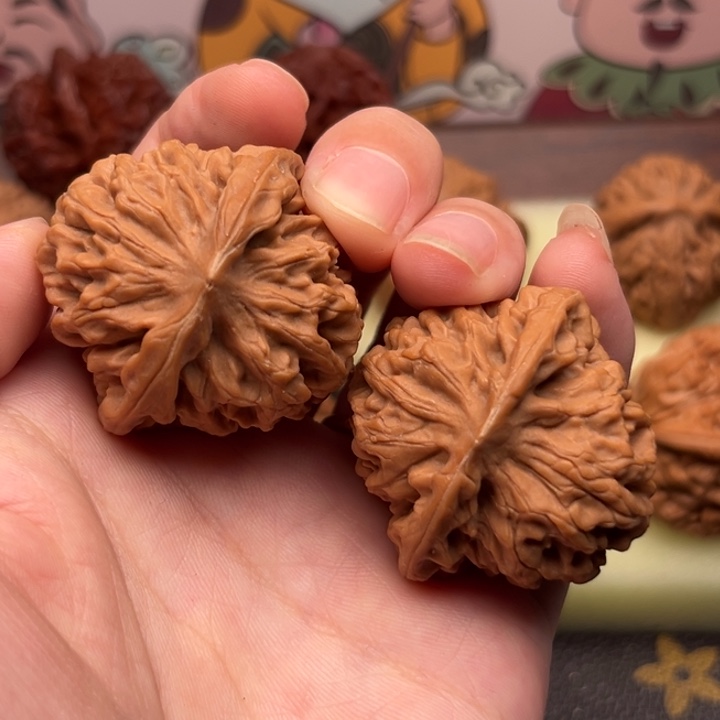 把件文玩核桃55秦闷37尺寸