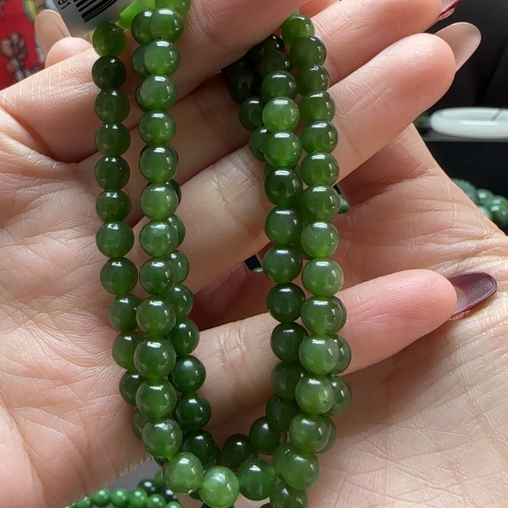 和田玉（碧玉）项链未镶嵌