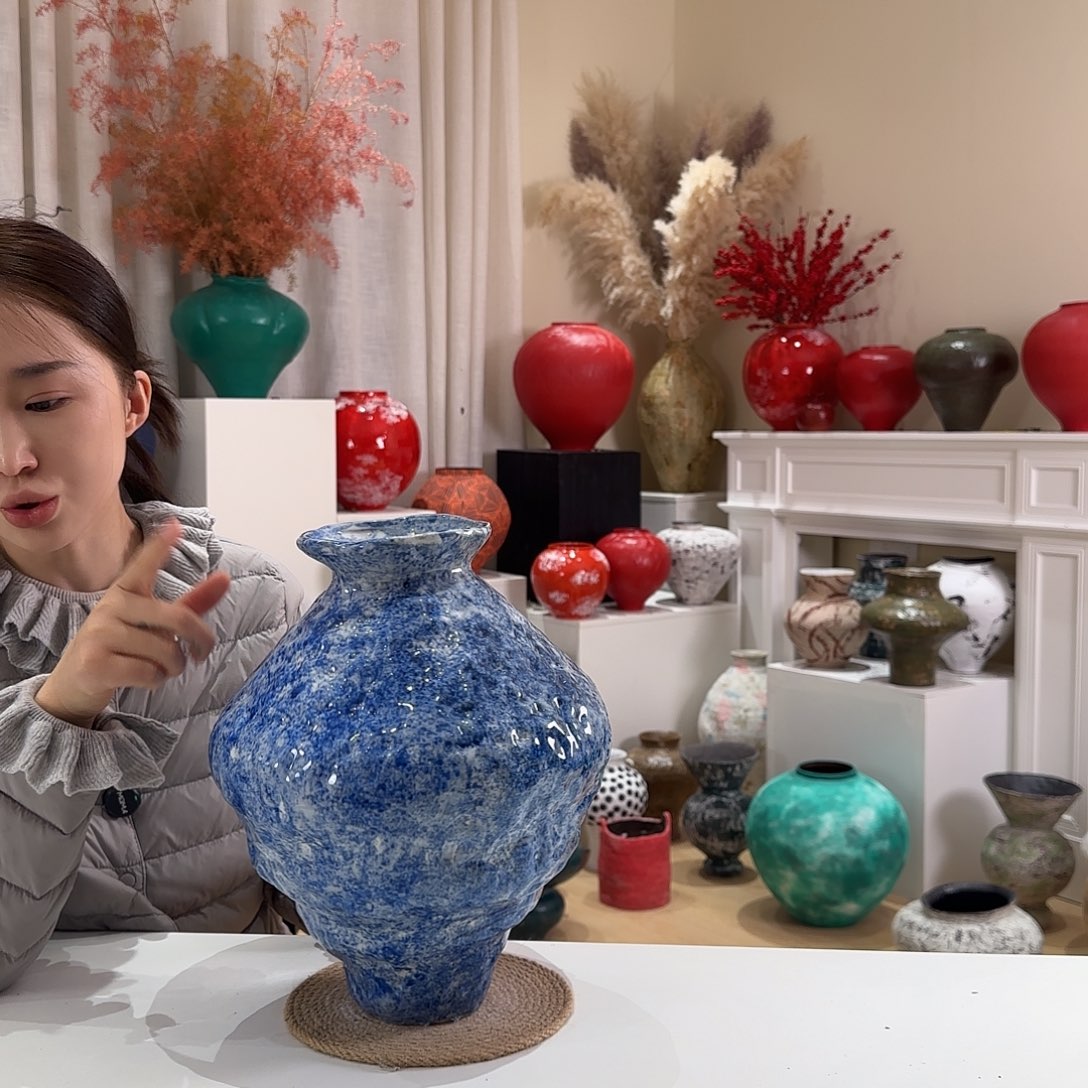 摆件景德镇陶瓷闪拍92