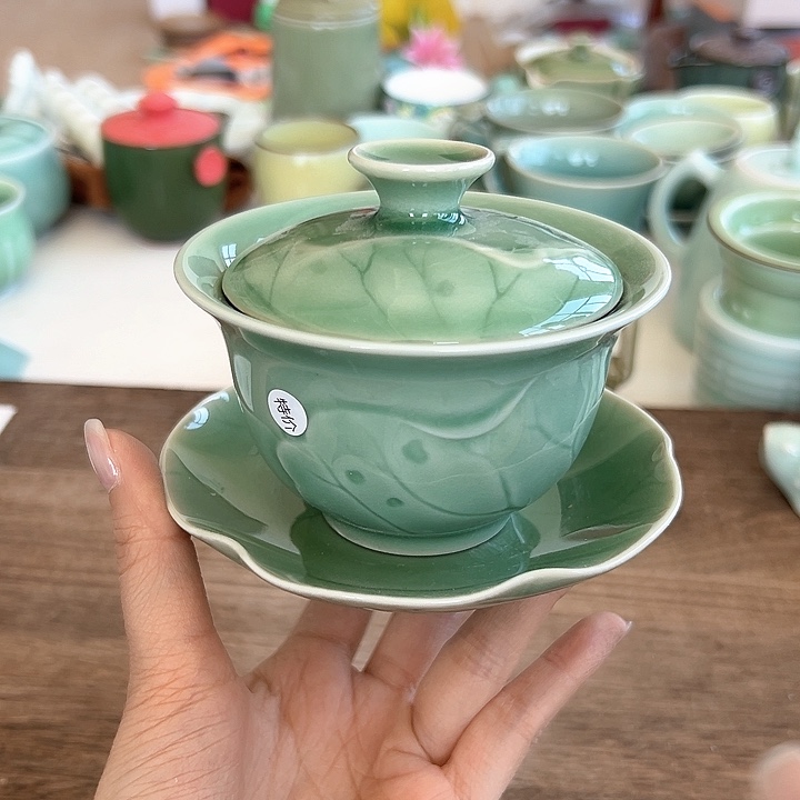 小米茶器龙泉青瓷