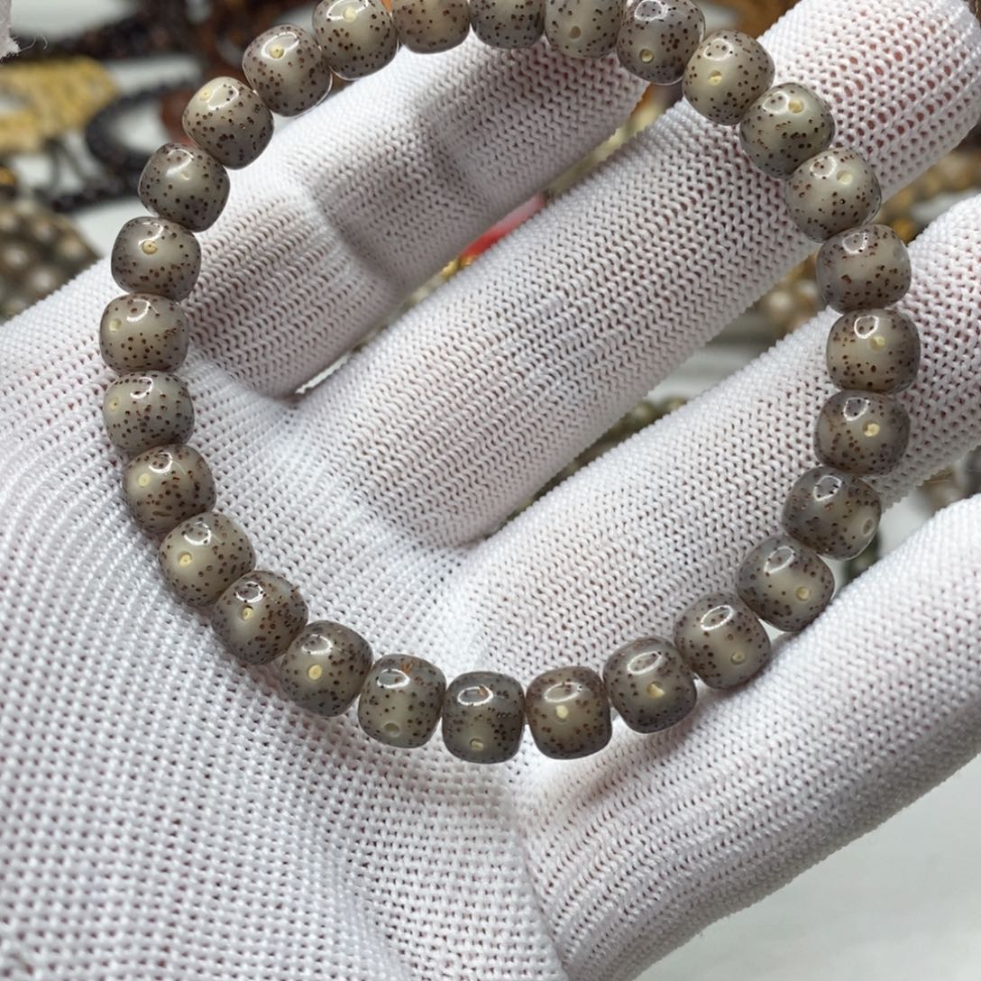 手串星月菩提星月菩提8x7月朗星稀黑冰糖-开播福利