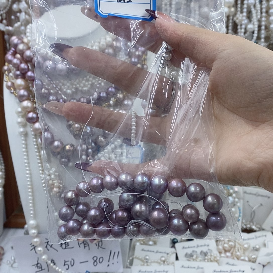 小***牙耳饰银S925镶嵌淡水珍珠