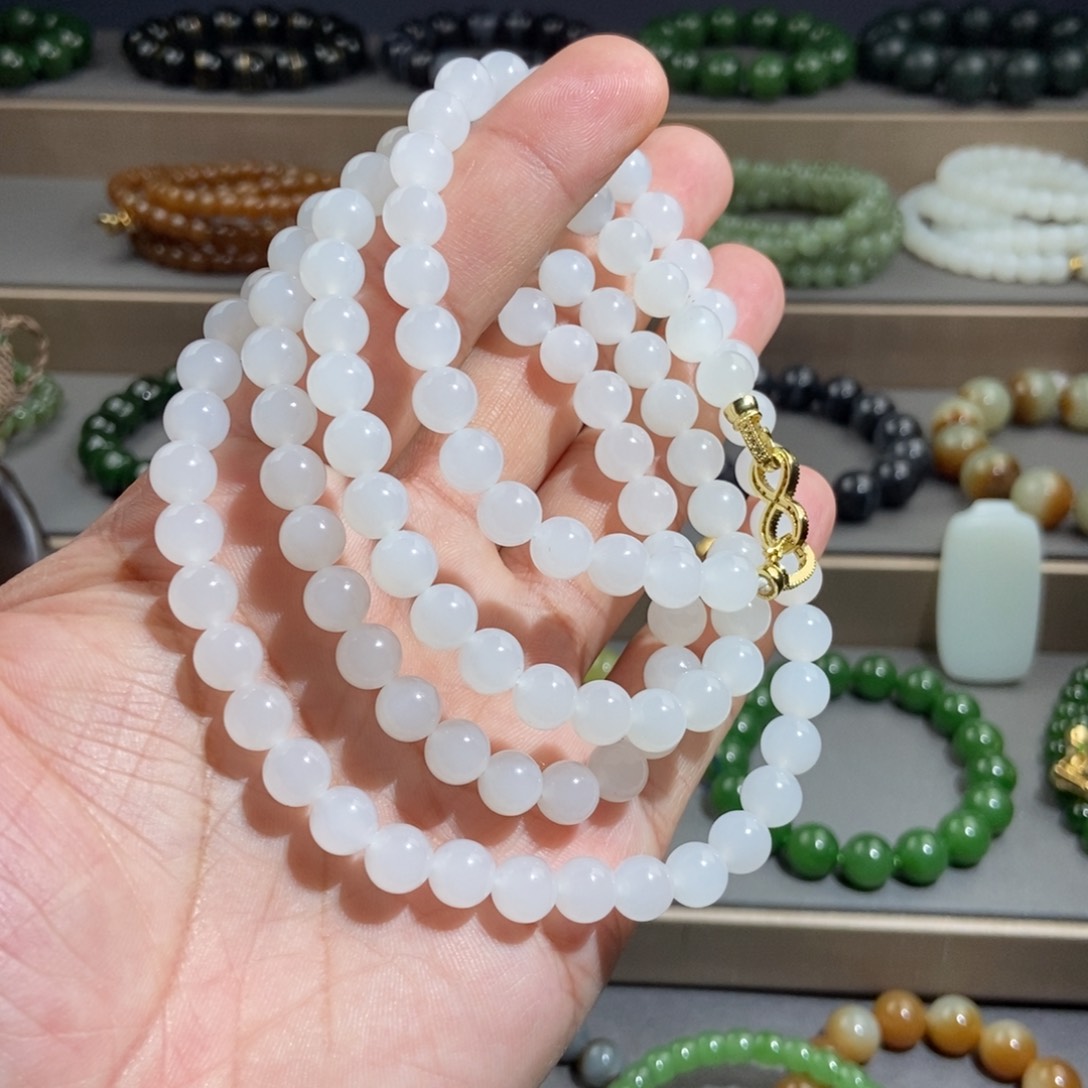 和田玉手链未镶嵌