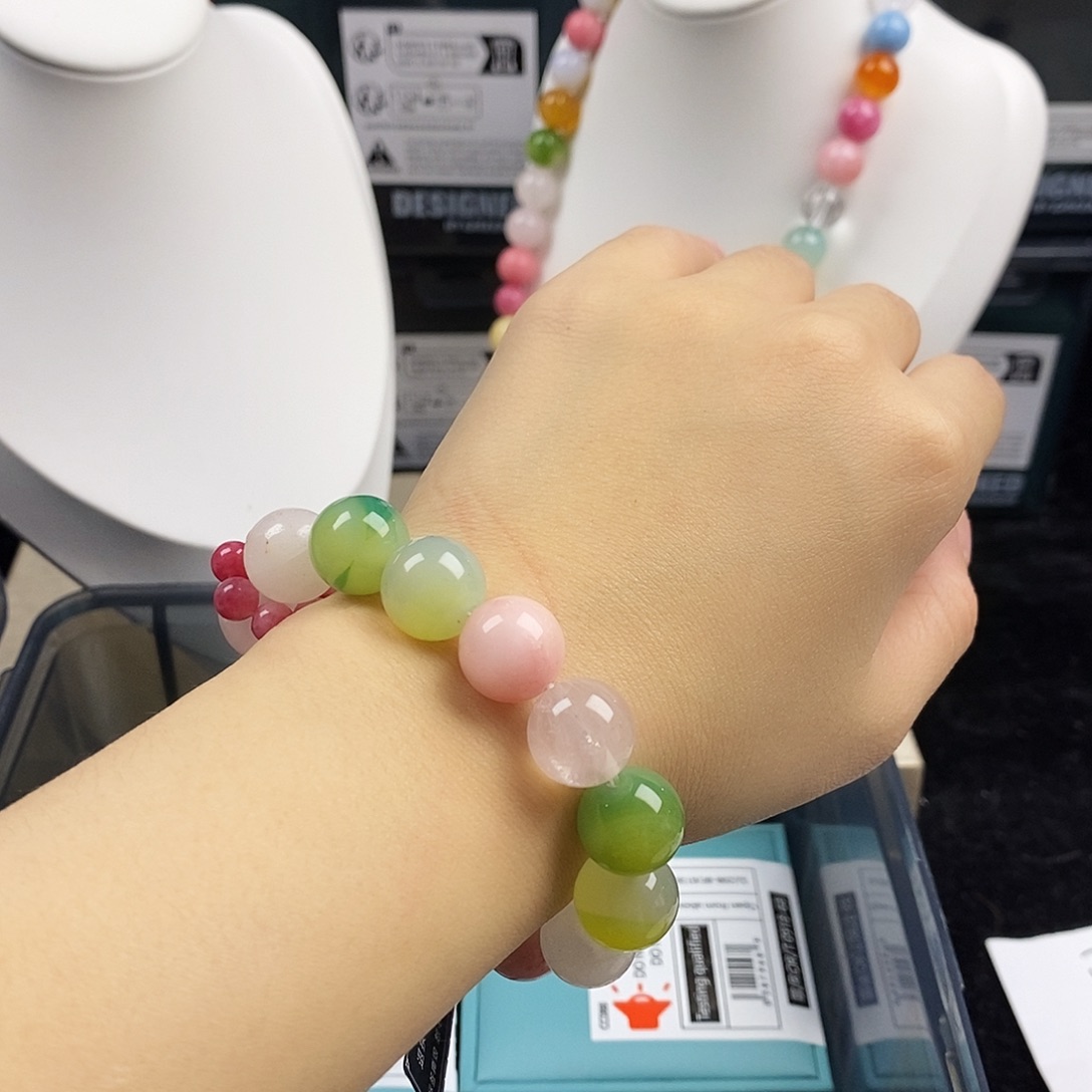 银S925镶嵌水晶手链