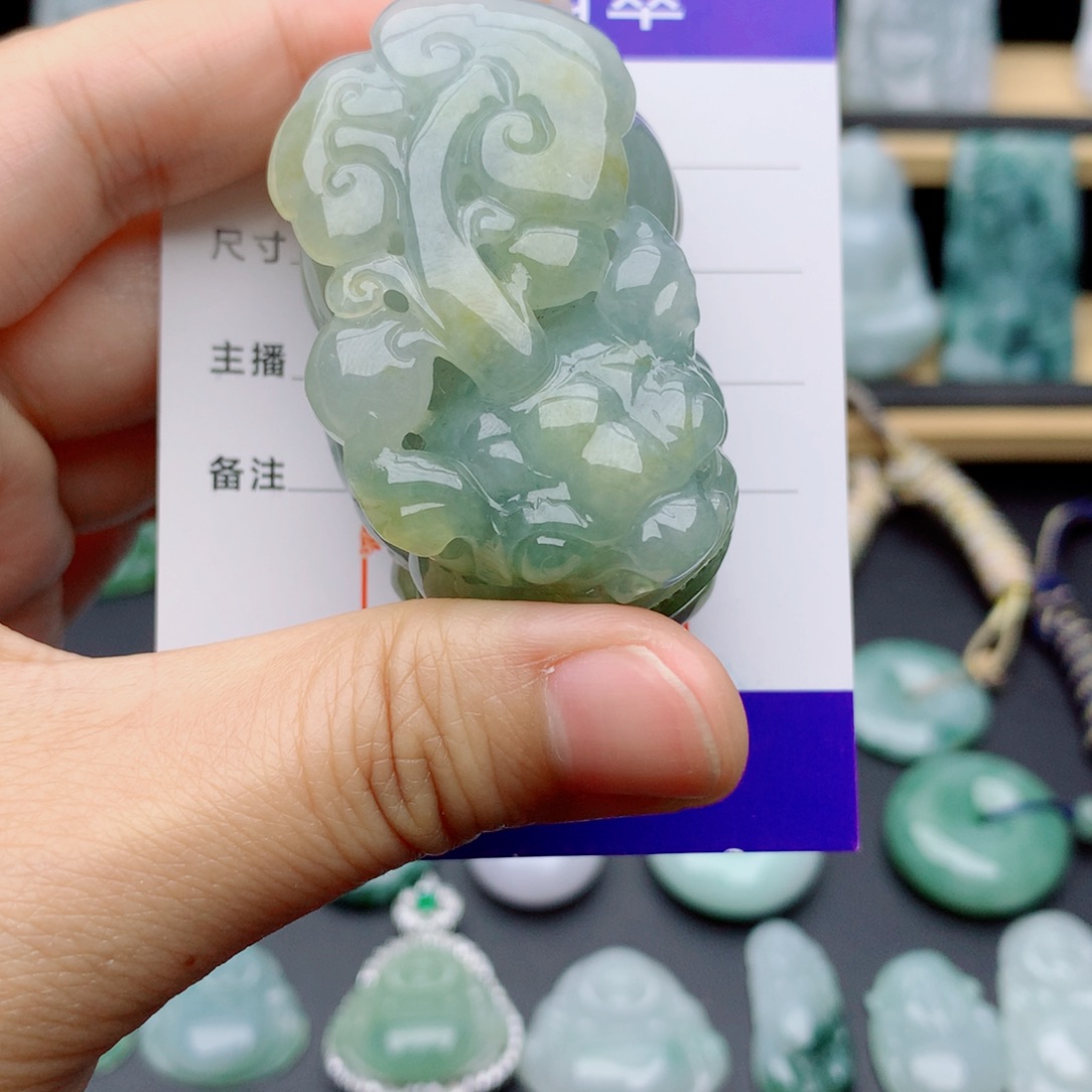 翡翠未镶嵌颈饰?****！貔貅
