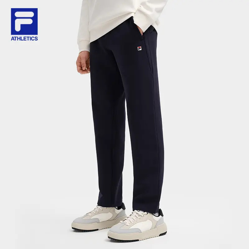 Fila/斐乐男子【户外运动直筒】秋季弹力舒适针织长裤 F11M548611F