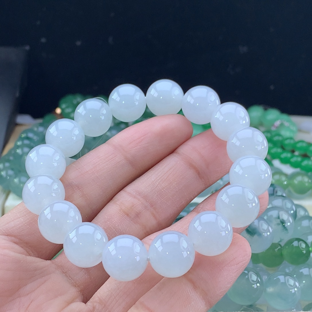 翡翠手链未镶嵌展****g到货鉴赏期24小时